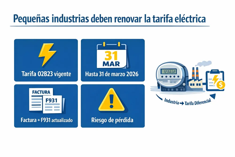46.Tarifa Eléctrica Pequeñas Industrias